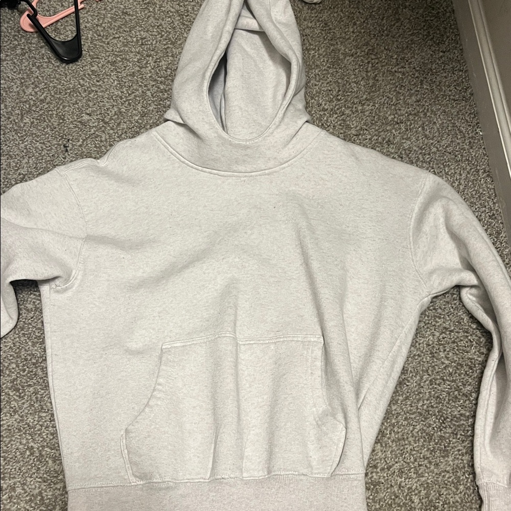 Gray Hoodie with Front Pocket